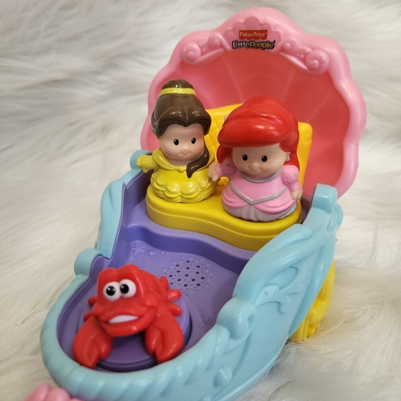 Fisher Price Little People Disney Princess Ariel's Coach - Picture 3 of 11